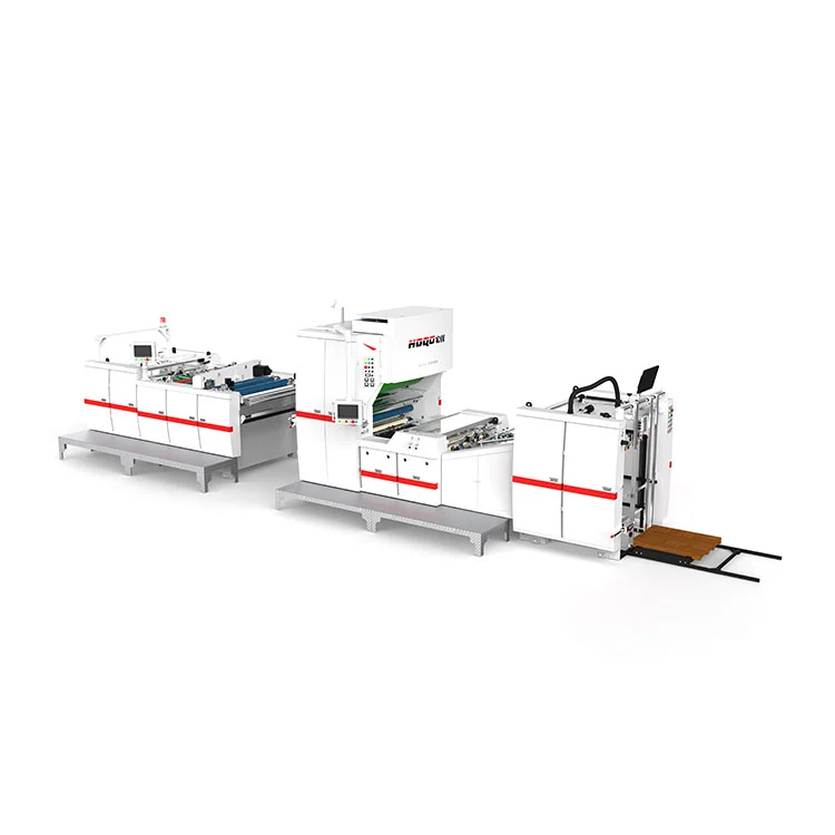 Otomatis Chain Knife Powder-Removal Laminating Machine